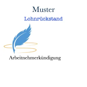arbeitsrechtliche Muster - außerordentlicher Arbeitnehmerkündigung