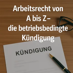 Betriebsbedingte Kündigung –
