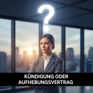 Aufhebungsvertrag oder Kündigung: Was ist besser?