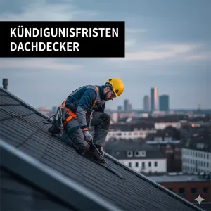 Kündigung im Dachdeckerhandwerk