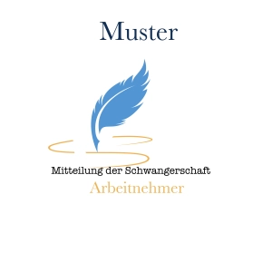 Mustermeldung Schwangerschaft
