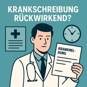 Rückwirkend krankschreiben