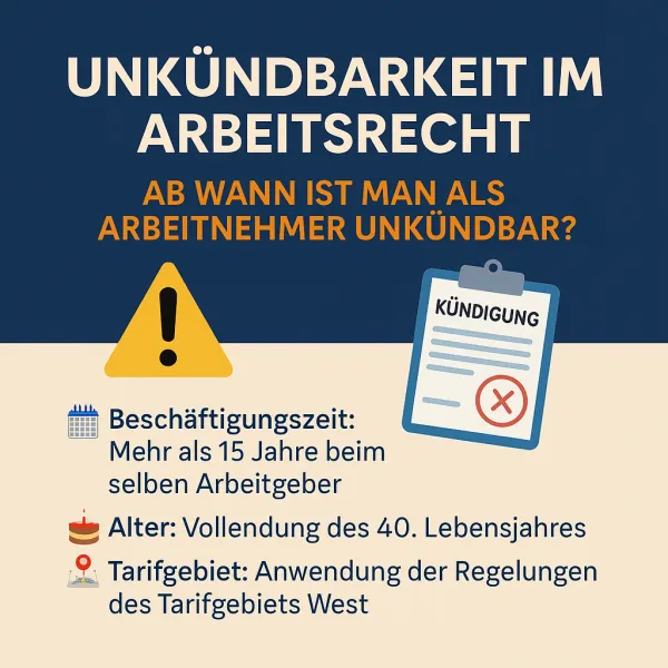 Wann ist man als Arbeitnehmer unkündbar?