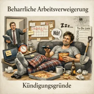 Beharrliche Arbeitsverweigerung