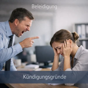 Beleidigung im Arbeitsverhältnis und Kündigung des Arbeitnehmers Beleidigung und Kündigung